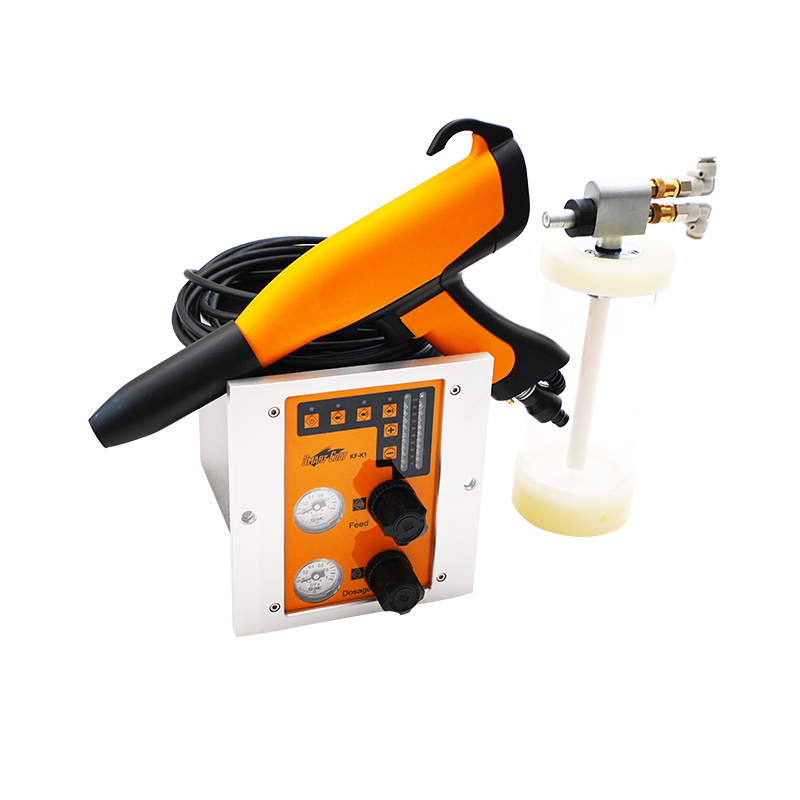 Portable Powder Coating Gun System with 2lbs Hopper