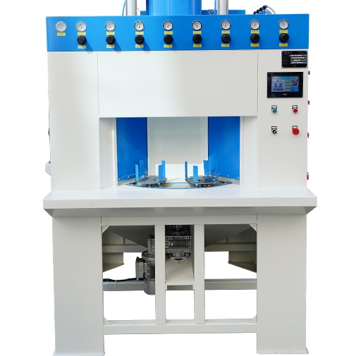 Rotary Indexing Table Sandblasting Machine Automated Sandblaster